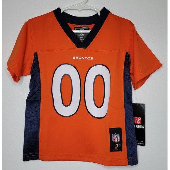 NFL Shirts & Tops Denver Broncos 0 Nfl Football Orange Jersey Sz Kids 4t Toddler Wilson